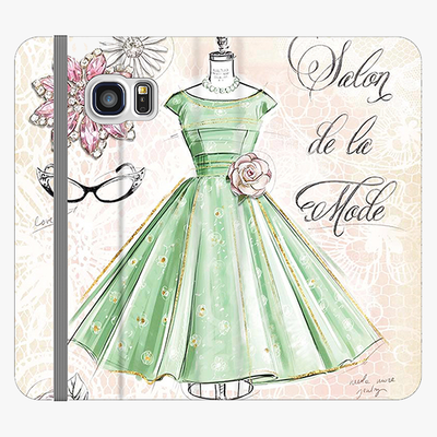 Folio Samsung Galaxy S6  Folio Wallet - Vintage Art