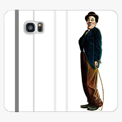 Folio Samsung Galaxy S6  Folio Wallet - Great Comedian Charlie Chaplin
