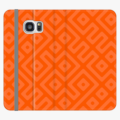 Folio Samsung Galaxy S6 Edge  Folio Wallet - Creative Geometric Pattern