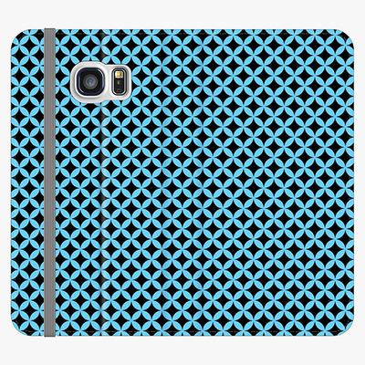 Folio Samsung Galaxy S6 Edge  Folio Wallet - Beautiful Star Pattern