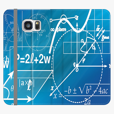 Folio Samsung Galaxy S6 Edge  Folio Wallet - Algebraic Art