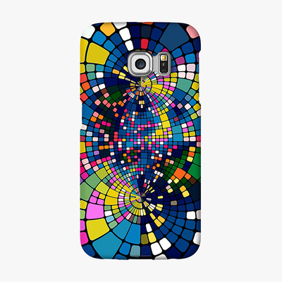 Tough Samsung Galaxy S6 Edge  Phone Case - Colorful Geometric
