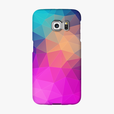 Snap Samsung Galaxy S6 Edge  Phone Case - Triangular Polygons