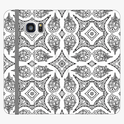 Folio Samsung Galaxy S6 Edge  Phone Folio - Unique Geometric Pattern