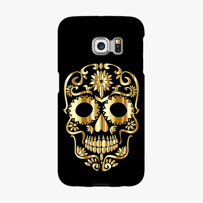 Snap Samsung Galaxy S6 Edge  Phone Case - Golden Skull