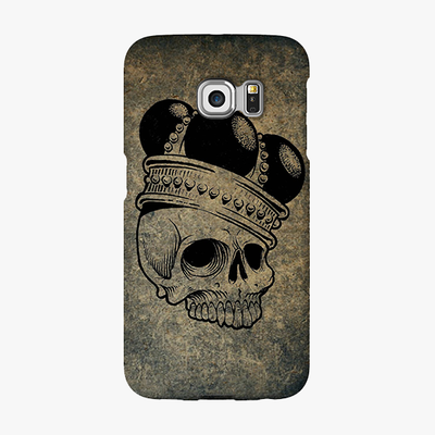 Snap Samsung Galaxy S6 Edge  Phone Case - Skull  With Crown