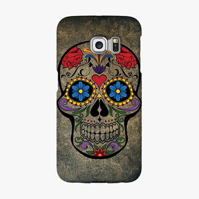 Snap Samsung Galaxy S6 Edge  Phone Case - Skull  With Artwork