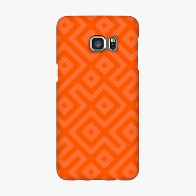 Snap Samsung Galaxy S6 Edge Plus  Phone Case - Orange Abstract