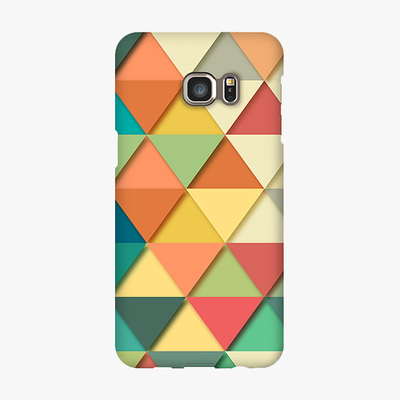 Snap Samsung Galaxy S6 Edge Plus  Phone Case - Colorful Triangles