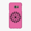 Tough Samsung Galaxy S6 Edge Plus  Phone Case - Mandala With Pink Background