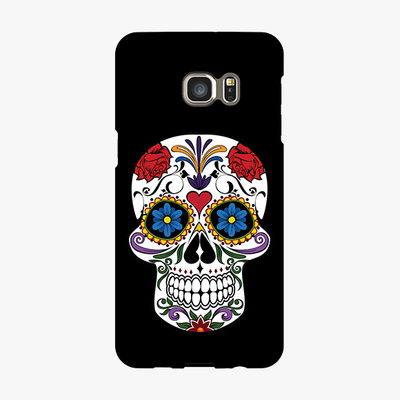 Snap Samsung Galaxy S6 Edge Plus  Phone Case - Skull Artwork With Black Background