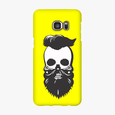 Snap Samsung Galaxy S6 Edge Plus  Phone Case - Skull With Beard And Mustache