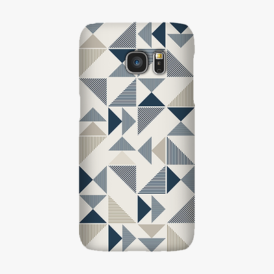 Tough Samsung Galaxy S7  Phone Case - Triangle Pattern