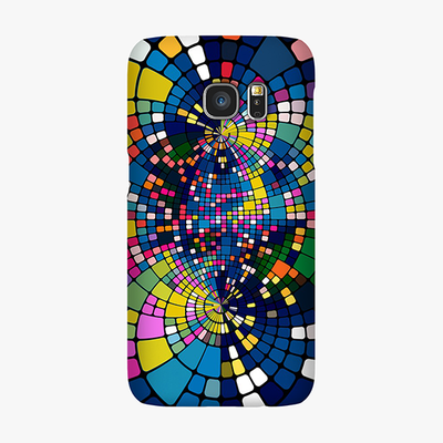 Tough Samsung Galaxy S7  Phone Case - Colorful Geometric