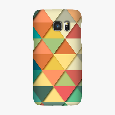 Snap Samsung Galaxy S7  Phone Case - Colorful Triangles