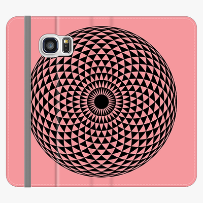 Folio Samsung Galaxy S7  Folio Wallet - Creative Mandala Design