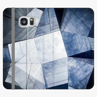 Folio Samsung Galaxy S7  Folio Wallet - Asymmetrical Geometric Pattern