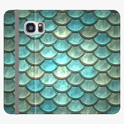 Folio Samsung Galaxy S7  Folio Wallet - Fish Scales Pattern