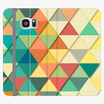 Folio Samsung Galaxy S7  Folio Wallet - Triangular Texture