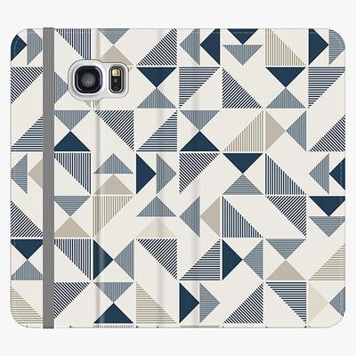 Folio Samsung Galaxy S7  Folio Wallet - Geometric Triangles
