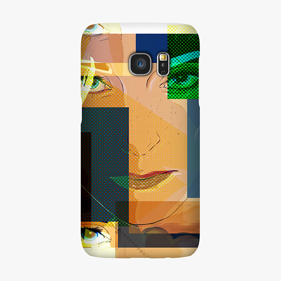 Tough Samsung Galaxy S7  Phone Case - Artistic Paint