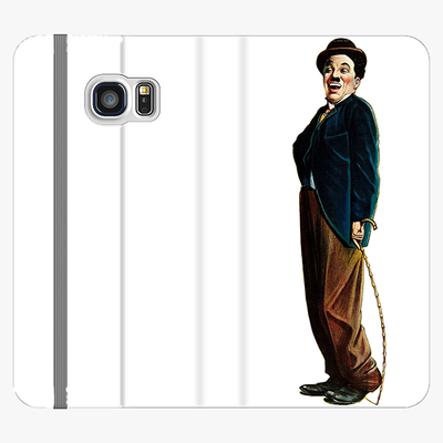 Folio Samsung Galaxy S7  Folio Wallet - Great Comedian Charlie Chaplin