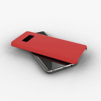 Liquid silicone case for Galaxy S8 plus in Red color