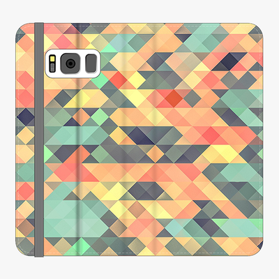 Folio Samsung Galaxy S8  Folio Wallet - Geometrical Texture