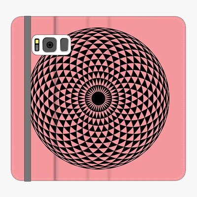 Folio Samsung Galaxy S8  Folio Wallet - Creative Mandala Design