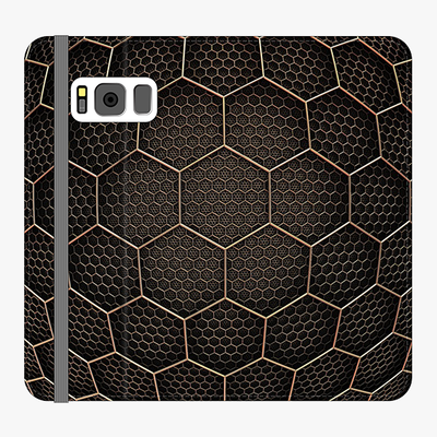 Folio Samsung Galaxy S8  Folio Wallet - Hexagonal Grid