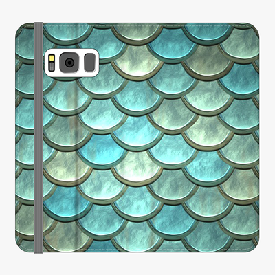 Folio Samsung Galaxy S8  Folio Wallet - Fish Scales Pattern