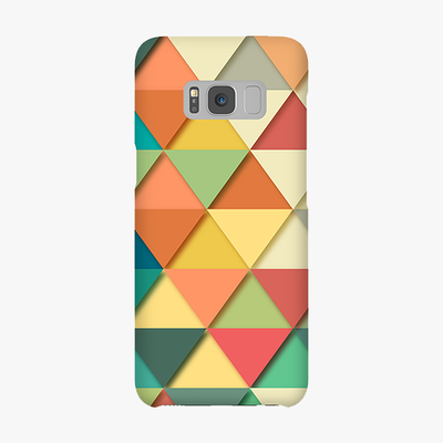 Snap Samsung Galaxy S8  Phone Case - Colorful Triangles