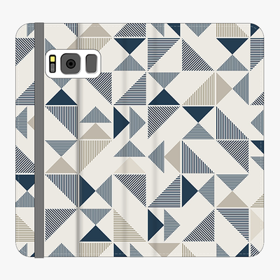 Folio Samsung Galaxy S8  Folio Wallet - Geometric Triangles
