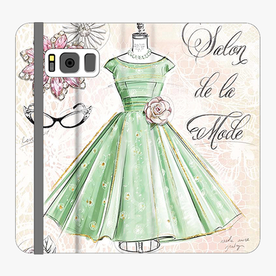 Folio Samsung Galaxy S8  Folio Wallet - Vintage Art