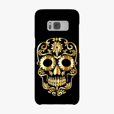 Tough Samsung Galaxy S8  Phone Case - Golden Skull