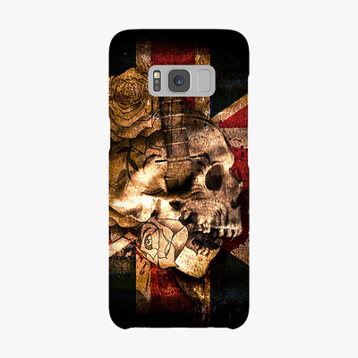 Snap Samsung Galaxy S8  Phone Case - Skull With Union Jack British Flag