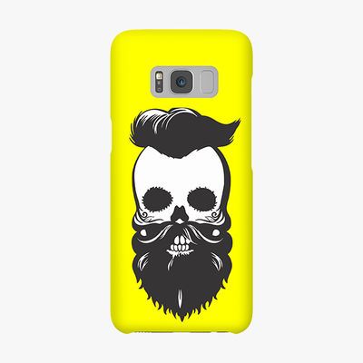 Snap Samsung Galaxy S8  Phone Case - Skull With Beard And Mustache