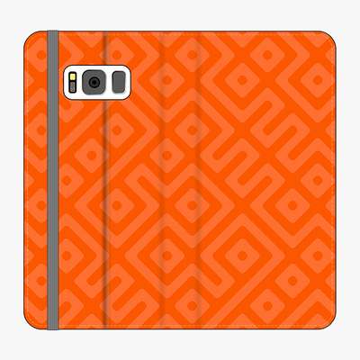 Folio Samsung Galaxy S8 Plus  Folio Wallet - Creative Geometric Pattern