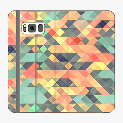 Folio Samsung Galaxy S8 Plus  Folio Wallet - Geometrical Texture