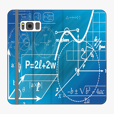 Folio Samsung Galaxy S8 Plus  Folio Wallet - Algebraic Art