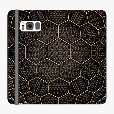 Folio Samsung Galaxy S8 Plus  Folio Wallet - Hexagonal Grid