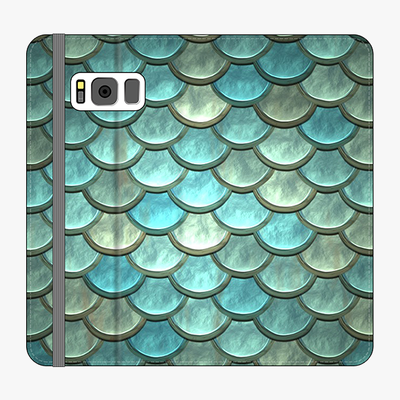 Folio Samsung Galaxy S8 Plus  Folio Wallet - Fish Scales Pattern
