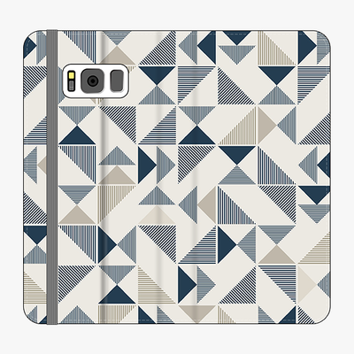 Folio Samsung Galaxy S8 Plus  Folio Wallet - Geometric Triangles