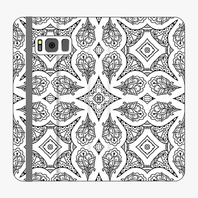 Folio Samsung Galaxy S8 Plus  Phone Folio - Unique Geometric Pattern