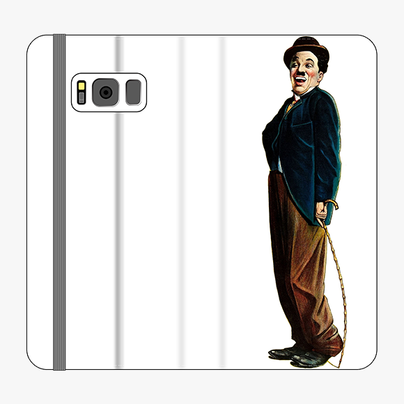 Folio Samsung Galaxy S8 Plus  Folio Wallet - Great Comedian Charlie Chaplin