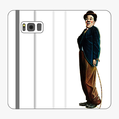 Folio Samsung Galaxy S8 Plus  Folio Wallet - Great Comedian Charlie Chaplin