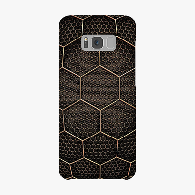Tough Samsung Galaxy S8 Plus  Phone Case - Golden Hexagons