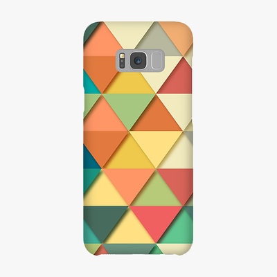 Snap Samsung Galaxy S8 Plus  Phone Case - Colorful Triangles