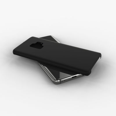 Liquid silicone case for Galaxy S9 plus in black color