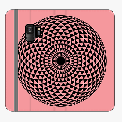 Folio Samsung Galaxy S9  Folio Wallet - Creative Mandala Design